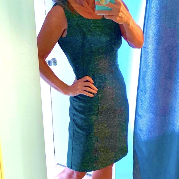 Nanette Lepore Dresses & Skirts - Nanette Lepore,Beautiful Green Tweed Midi, Superior Quality, Brilliant Design, 2